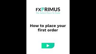 FXP How to place your first order [upl. by Lesab]