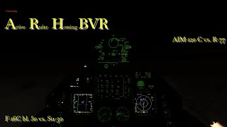 Falcon 4 BMS 43742  The glamourless life of a BVR fighter  90s BVR [upl. by Speroni154]