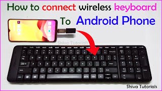 How to connect wireless keyboard to mobile wireless keyboard for android phone wireless keyboard [upl. by Adnalahs17]