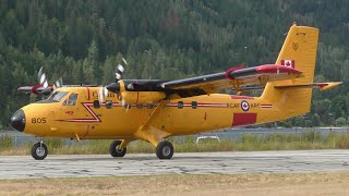 CC138 Twin Otter Takeoff  Military SAR Turboprop [upl. by Wira364]