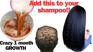 Add These Herbs To Your Shampoo Grow 10x Longer and Bushy Hair in 30 Days Works Like Magic [upl. by Llen]