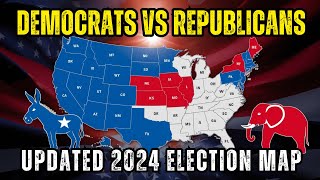 Updated 2024 US Senate Map Predictions Latest Polling Data Democrat vs Republican [upl. by Milton]