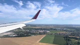 Tunisair A320 Landing Paris Charles de Gaulle Airport [upl. by Herrington748]