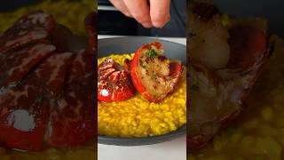 Lobster Risotto 🦞 food cooking recipe [upl. by Damien]