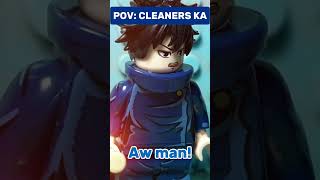 POV Cleaners😠🧹🗑 youtube lego shorts youtubeshorts memes philippines jujutsukaisen anime [upl. by Rosalba]