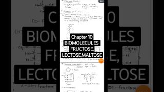 Class12th Biomolecules FructoseLectoseMaltoseCBSEClass 12th shorts viralvideo class12th [upl. by Cristabel868]