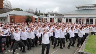 John McGlashan College Haka 2016 [upl. by Esirec]