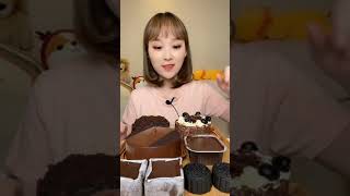 The Ultimate Chocolate Cake Mukbang A Decadent Journey [upl. by Hephzipa]