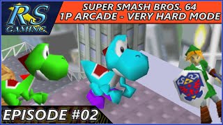 The Green Team But Blue  Super Smash Bros 64 1P Arcade Very Hard Mode  Episode 2 [upl. by Eiloj]