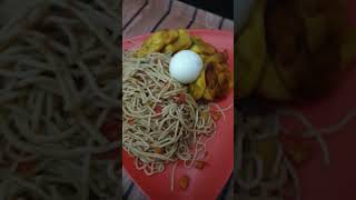 Stir fry spaghetti an plantain [upl. by Josephine479]