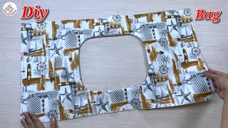 Very Simple Handbag  Diy Shopping Bag  Sewing Bag  Diy Cloth Bag Tutorial  Sewing [upl. by Treblah730]