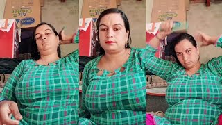 Aj mujhe Makeup karna he  Aj mere dost ane wala he  Desi Aunty Vlog Video [upl. by Rexford]