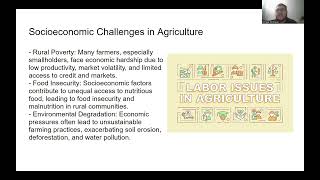 Understanding Socioeconomics in Agriculture EDTE 451 [upl. by Doolittle]