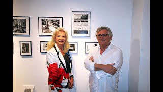 Michel Onfray avec Sophie Gayot  Exposition de photos Inframince [upl. by Areehs]