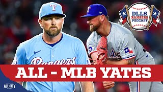 Texas Rangers Avoid Shutout Kirby Yates Wins AllMLB Honors  DLLS Rangers Podcast [upl. by Yenar]