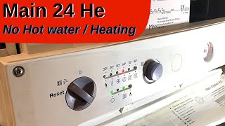 Ideal Logic  Vogue No Hot Water  How To Test  Plumber [upl. by Jenica]