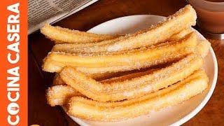 Churros caseros para Celíacos Recetas sin gluten [upl. by Nivalc]