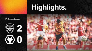 Positives in defeat  Arsenal 20 Wolves  Highlights [upl. by Idyak]