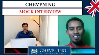 Chevening Mock Interview Issue 03  2022  2023 [upl. by Jem]