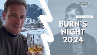 Sam Heughan  Burns Night 2024 [upl. by Ettecul28]