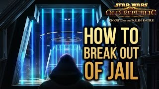 SWTOR Knights of The Fallen Empire  How to Break Out of Star Fortress Jail [upl. by Ahseken827]