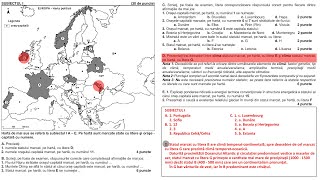 Rezolvăm modelul de subiect la Geografie bacalaureat 2024 [upl. by Curkell]