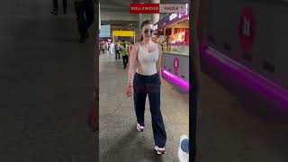 Shefali jariwala at airport arrival exculsive shefalijariwala bollywooddazzle StarsEverywhere [upl. by Sedda]