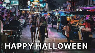 Pattaya Soi Buakhao Halloween Day [upl. by Hairacaz84]