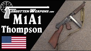 The Iconic American WW2 Thompson the M1A1 [upl. by Vern]