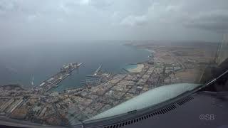 Fuerteventura Airport Canary Islands Approach and Landing Runway 19 FUE  GCFV Cockpit view [upl. by Soane]