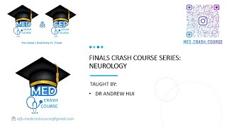 2223 FINALS CRASH COURSE SERIES Neurology Part 1 [upl. by Delinda]