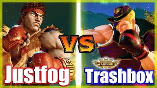 SFV CE 👊🏻 Justfog Ryu vs Trashbox ED FT2 [upl. by Zerimar]