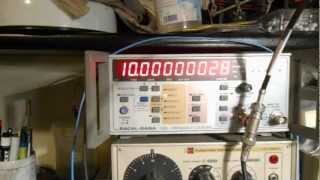 My first Datum Lpro rubidium 10MHz reference oscillator run [upl. by Rabaj]