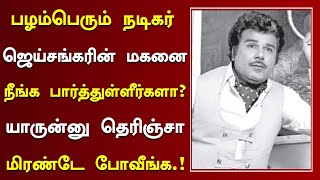 பழம்பெரும் நடிகர் ஜெய்சங்கரின் மகனை நீங்க பார்த்துள்ளீர்களா  Actor Jey Shankar Family And Movies [upl. by Siuoleoj]