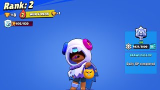 The best 2nd place ever  Am I Tensai  Brawl stars [upl. by Esidarap]