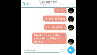 Texting Story 13 Blue has a baby and Ripper so surprised [upl. by Enelhtac]