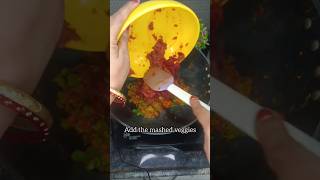 How to make Stuffed Kulcha in 5 minutes 🤤😍😋 shorts [upl. by Atul482]