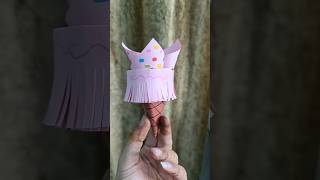 How to make icecream using paper sheet viralshort craft kidscraft kidsvideo youtubeshorts [upl. by Lahsiv]