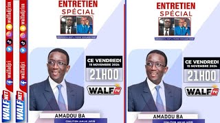 Amadou Ba est l’invité de Pierre Edouard et George Nesta dans Entretien Spécial Ce Vendredi 151124 [upl. by Aneeres]