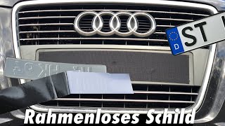 Klett Kennzeichenhalter  Rahmenloses Nummernschild schnell gemacht [upl. by Weisman]