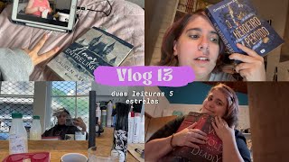 Vlog 13 duas leituras 5 estrelas [upl. by Suoilenroc]