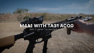 M4A1 Block II with Trijicon ACOG  What Ive Learned So Far [upl. by Animehliw]