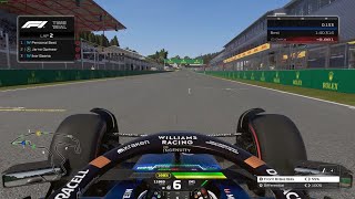 F1 24 SpaFrancorchamps Williams Track Guide Hotlap  Telemetry [upl. by Leiand454]