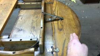 Skips Custom Refinishing Part 1 of Remodeling a 42quot Drop Leaf Table [upl. by Kus]