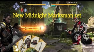 Midnight Marksman New set Level4 Divine judge set vs Lord Gideon in the challenge 🤨💪 [upl. by Nairrod]