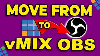 How To Import vMix Template To OBS Studio  Move From vMix to OBS [upl. by Zahara480]