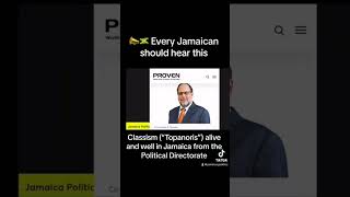 🇯🇲 CLASSISM EXPLAINED jamaicapolitics [upl. by Orman]