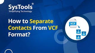 How to Separate Contacts from VCF File Format [upl. by Breger]