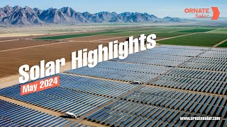 May 2024 Key Developments in the Indian Solar Industry  Solar Highlights [upl. by Hgielyak1]