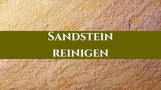 Sandstein Reinigung Stein Doktor Hamburg [upl. by Aicelaf]